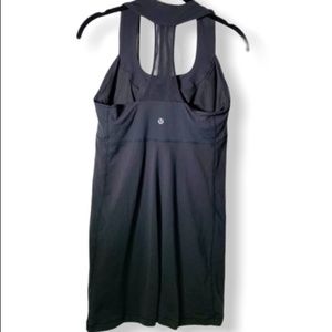 Lululemon scoop neck t-back mesh detail dress